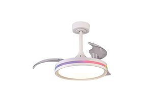 8435153287299 - LED-Deckenventilator North weiß DC leise Ø 91 cm CCT RGB