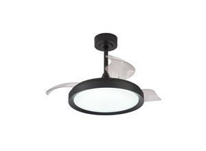 8435153288319 - LED-Deckenventilator Mistral Mini schwarz DC leise Ø91cm CCT