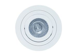 8435153900037 - Inspired Lighting - Inspired Mantra Fusion - Basico - Schwenkbares Einbaudownlight 92 cm Rund 1 x GU10 Max 50W Mattweiß