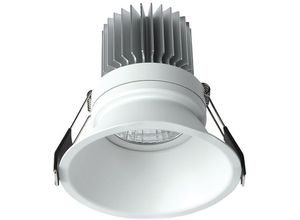 8435153900723 - Inspired Lighting - Inspired Mantra Formentera Einbau-Downlight 82 cm rund 7 w cob-led 4000 k 650 lm mattweiß inklusive Treiber 3 Jahre