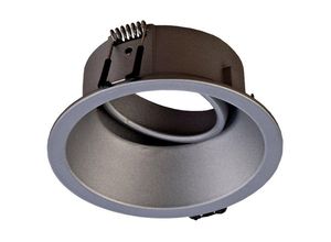 8435153901614 - Mantra - Inspired Fusion Comfort GU10 Comfort 96 cm rundes Downlight GU10 Mattsilber Ausschnitt 85 mm Lampenfassung im Lieferumfang enthalten