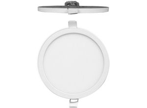 8435153901829 - Mantra - Inspired Saona 175 cm rundes ultraschlankes LED-Einbau-Downlight 18 w 4000 k 1620 lm mattweiß milchiges Acryl inklusive Treiber 3