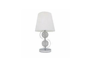 8435161400031 - Fabrilamp - Tischlampe Ordoñez 1xe27 Chrome White Screen 49x25x25 cm