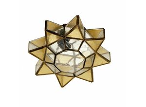 8435161410825 - FAB 2961-AMBER Decken-   Wandleuchte 1 Licht Amber   Leder 12X35X35