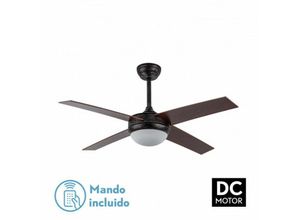 8435161417077 - Fabrilamp - e 159092402 | dc Fan Ciro 2xe27 Rustic Brown 4 Blades Rev Cherry Walnut 35 45x1168d Fernbedienung und Timer