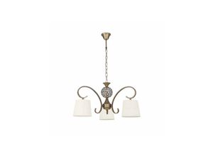 8435161420893 - Fabrilamp - Bogota Lampe 3xe14 Leder Beige Schirm Regx57x57 cm