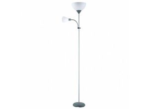 8435161488879 - Fabrilamp - fab 135542010 Standgerät Rigel 1xe27 + 1xe14 c   Leser Silber 180x34x255 Cm