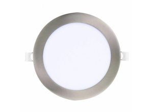 8435161494009 - Fabrilamp - fab 146882403 Obsidian Downlight 24w 65000k Nickel Rund 2040lm 25x30x30 Cm Cut 275 Cm