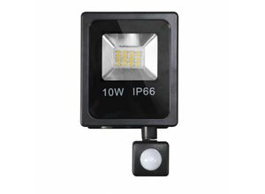 8435161494610 - Fabrilamp - fab 147780109 Projektor c   sensor Olivino 10w 6500k Schwarz 900lm Led Sm Ip66 19x115x5 Cm