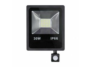 8435161494634 - Fabrilamp - fab 147780309 Projektor c   Sensor Olivino 30w 6500k Schwarz 2700lm Led Sm Ip66 275x195x6 Cm