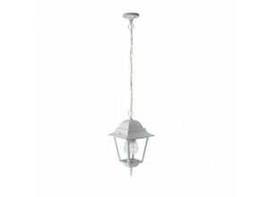 8435161495327 - Fabrilamp - fab 149291001 Aluminium Outdoor Pendelleuchte Spica 1xe27 Weiß Ip44 Regx215x215 Cm