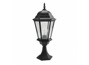 8435161495716 - Fabrilamp - fab 149771009 Aluminium Außenwandpfosten Regulus 1xe27 Schwarz 56x23x23 Cm Ip44