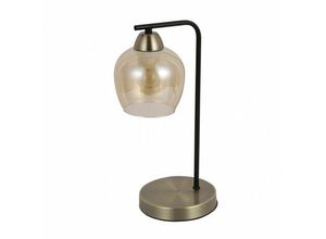 8435161498052 - E 152371073 Vesuvius Tischlampe 1xe27 Schwarz Leder 35x17x14 cm - Fabrilamp