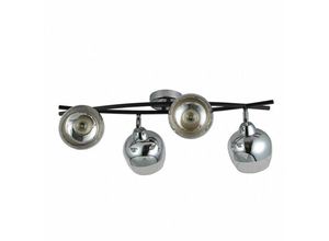 8435161498106 - Fabrilamp - fab 152494020 Streifen Denali 4xe27 Chrom   schwarz 22x60x35 Cm