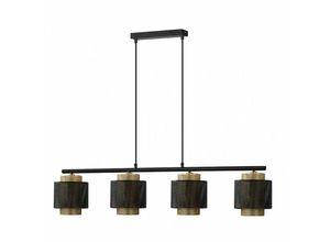 8435161498564 - Fabrilamp - fab 153354016 Kyoto Lampe 4xe27 Schwarz   Gold Regx106x16 Cm