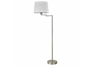 8435161499691 - Fabrilamp - fab 153741003 Boden Wohnzimmer Istanbul 1xe27 Nickel Weiß Lampenschirm162x35x35 Cm