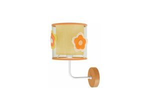 8435161534637 - Fabrilamp - fab 044161004 Kinder Wandleuchte Orange Blume 1xe14 (28x19)