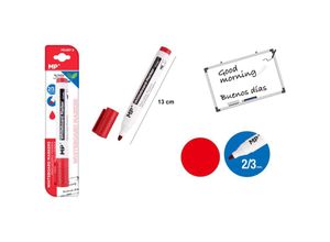 8435250993376 - Trocken abwischbarer Whiteboard-Marker – rot