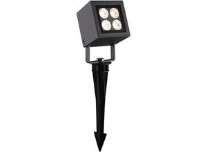 8435258612521 - Novolux - Gartenprojektor tilt barni IP65 led smd 8W 650lm CRI80 3000K 28º anthrazit