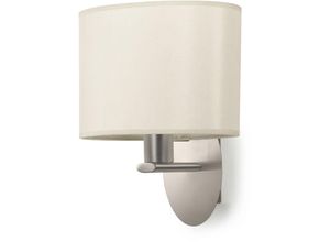 8435258613382 - Novolux - Wandleuchte oval E27 42W satin-nickel