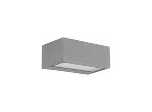 8435381400477 - Leds-c4 - Aplique Ip66 Nemesis Aluminium 90220Mm E27 15W Gris