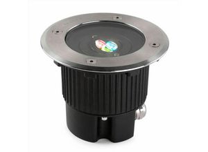 8435381422516 - Leds-c4 - Empotrable De Suelo Ip65-Ip67 Gea Rgb Easy+ Ø130Mm Led 6W Rgb Acero Inoxidable