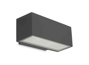 8435381439279 - Efectoled - Leds-C4 Afrodita - LED-Licht Außen Kleine Up   Down Wandwaschleuchte Urban Grau IP65