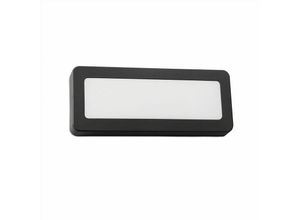 8435381456160 - Forlight - wandleuchte ip65 grove diffuser rectangular led 3w 4000k schwarz 219lm