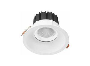 8435381458881 - Forlight Lighting - Forlight Dorit - Integriertes led 1 Licht Einbaudownlight Mattweiß IP44 - Warmweiß