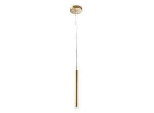 8435381473044 - Leds-c4 - Grok Candle - led Slim Deckenanhänger Kerze Satin Gold 360lm 2700K