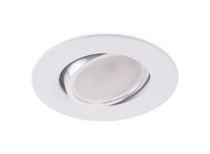 8435402504788 - Greenice - Ring Downlight Runden Kippbar Aluminium Weiß93Mm (HO-ARO-1004)