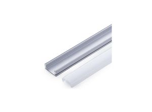 8435402527398 - Greenice - Profil Aluminium Für led -Streifen - Diffusor Milchig SU-A1707 x 2M (SU-A1707)