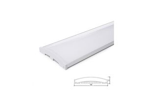 8435402531593 - Greenice - Profil Leuchte Aluminium 10 x led -Leiste - Diffusor Milchig x 1M (SU-PE001A)