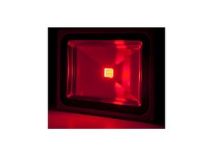 8435402539551 - Greenice - led Scheinwerfer Flutlicht 50W 4250Lm IP65 Brico Rot 40000H [BQFS29050B-R]