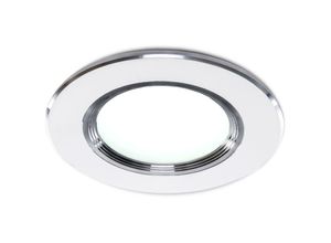 8435402540090 - Greenice - Downlight-LED 3W 240Lm 6000ºK Silberrahmen 40000H [PCE-DL3W-P-CW] - kaltes Weiß