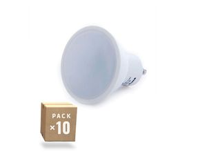 8435402562931 - Greenice - 10er-Pack GU10-LED-Lampen 7W 486Lm 3000ºK 10 40000H [SKY-GU10-7W-WW-PK10-AP] - Warmweiß