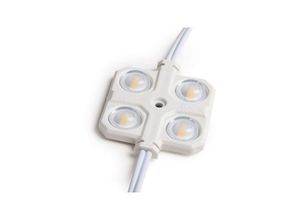 8435402563693 - Modul 2W 141Lm 3000ºK 4 LED s PRO 5630 Eingespritzt IP67 Optik 50000H [RA-BL-5630W04-LENS-R-WW] - Warmweiß