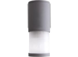 8435402563822 - Greenice - Wandleuchte IP65 (Ohne Lampe) E27 Ø65Mm Grau Aria HO-WLIP65-E27-90-101 (HO-WLIP65-E27-90-101)