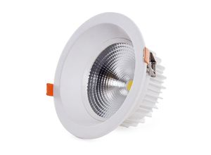 8435402568698 - Greenice - LED-Rundstrahler 15 w 1404 lm 3000 °k blendfrei UGR19 40000 Std [HO-DL-AD-COB-15W-WW]