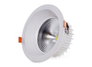 8435402568766 - Greenice - LED-Rundstrahler für Downlight 24 w 2400 lm 6000 °k blendfrei UGR19 40000 Std [HO-DL-AD-COB-24W-CW]