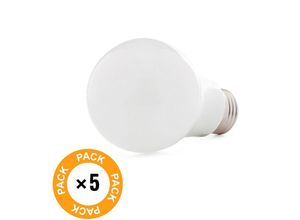 8435402574767 - Packung mit 5 LED-Lampen E27 9W 810Lm 4200ºK 40000H [HO-ED-B3-E27-9W-W-PK5-AP] - Natürliches Weiß