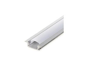 8435402575375 - Profil Aluminium Für LED -Streifen - Diffusor Milchig RL-A1708 x 2M (RL-A1708)