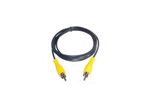 8435405908279 - Yatek - RCA-Kabel macho - macho ideal für Rückfahrkameras Länge 3 Meter schwarz