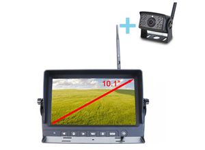 8435405938436 - Kit de drahtlose Rückansicht Yatek Bildschirm AHD 101 + Kamera 1080P 120º(H) de vision conwith a distance de reception de 150m