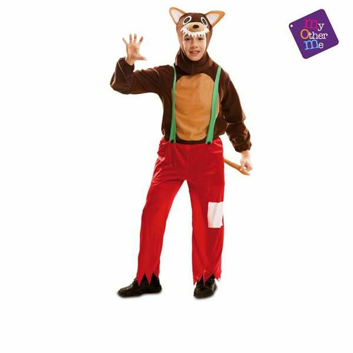 8435408220309 - Verkleidung für Kinder Böser Wolf Rot