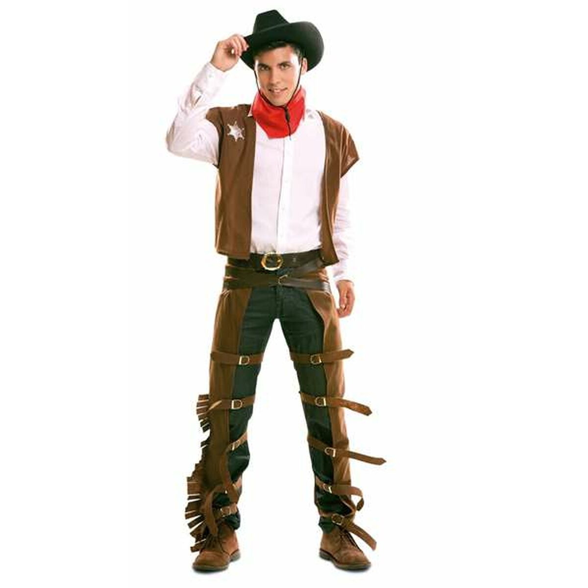 8435408226202 - Verkleidung für Erwachsene Braun Cowboy 8435408226202 - Verkleidung für Erwachsene Braun Cowboy