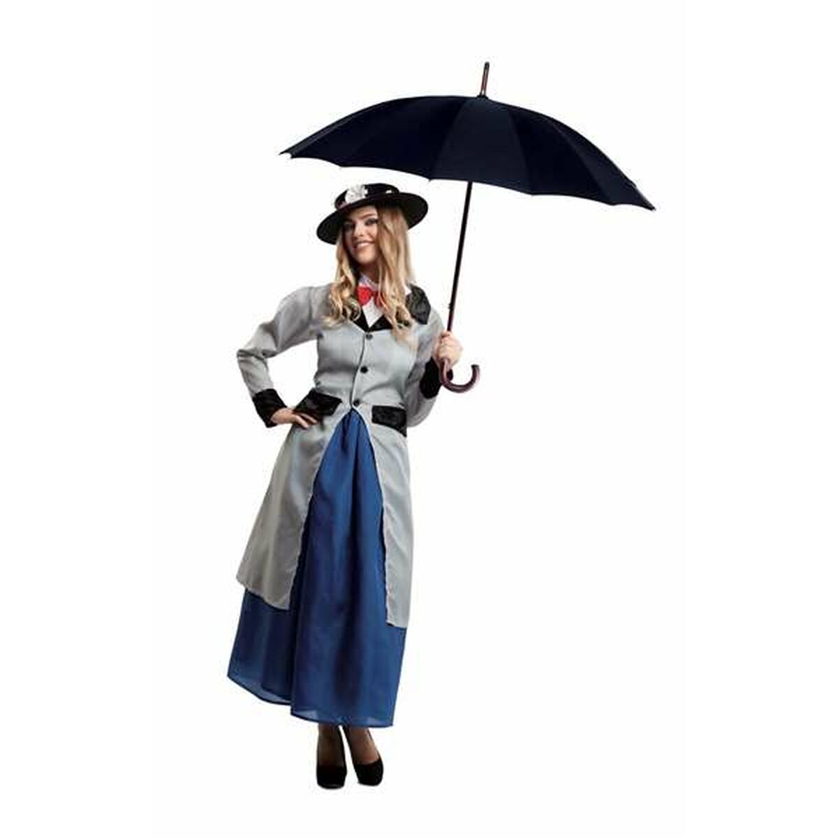 8435408232470 - Verkleidung für Erwachsene Mary Poppins 4 Stücke Grau 8435408232470 - Verkleidung für Erwachsene Mary Poppins 4 Stücke Grau