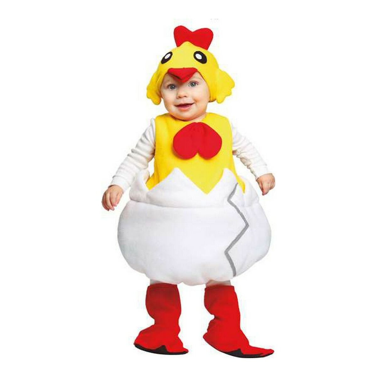 8435408242059 - Verkleidung für Babys Huhn 1-2 Jahre (3 Stücke) 8435408242059 - Verkleidung für Babys Huhn 1-2 Jahre (3 Stücke)