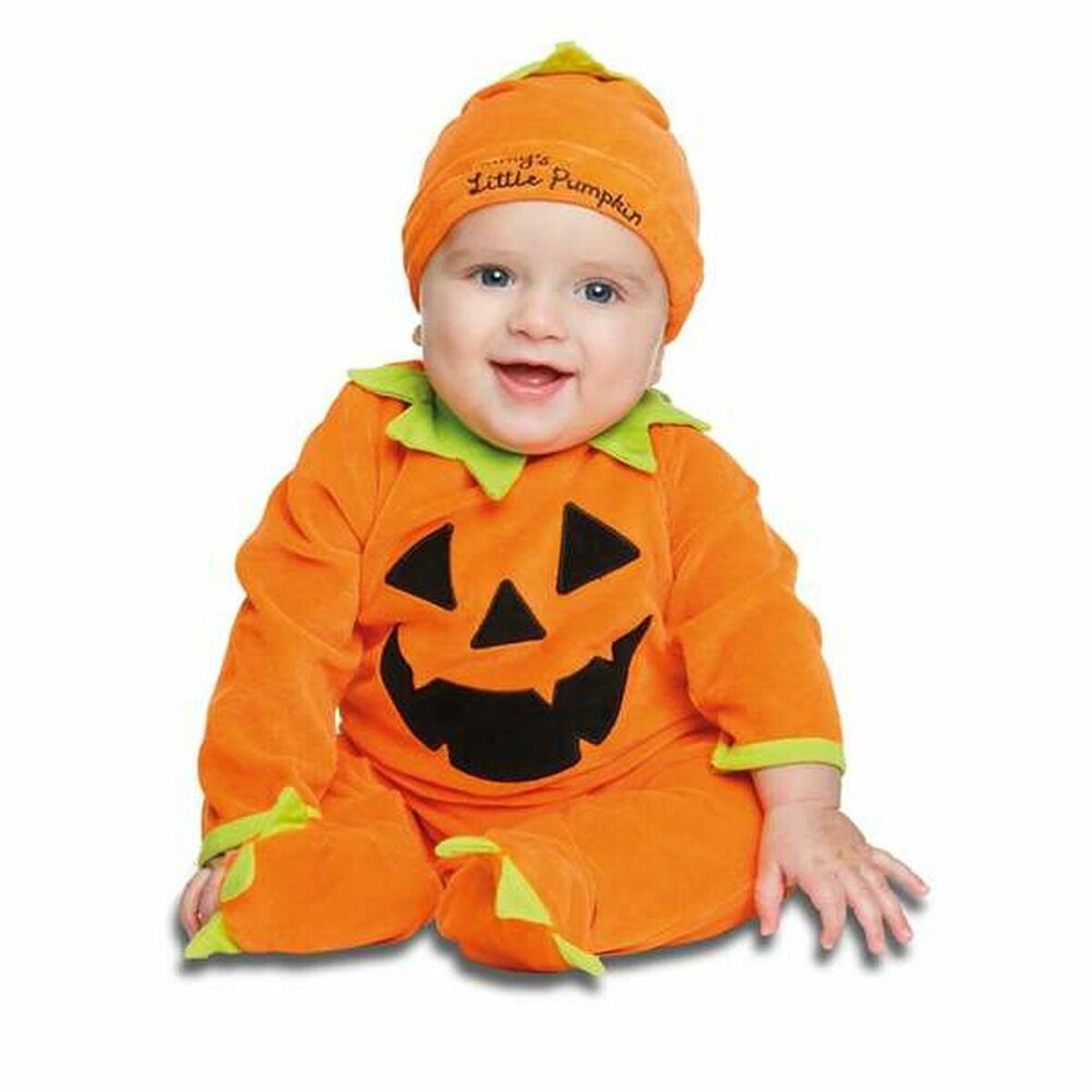 8435408249638 - Verkleidung für Babys Orange Kürbis (2 Stücke) 8435408249638 - Verkleidung für Babys Orange Kürbis (2 Stücke)