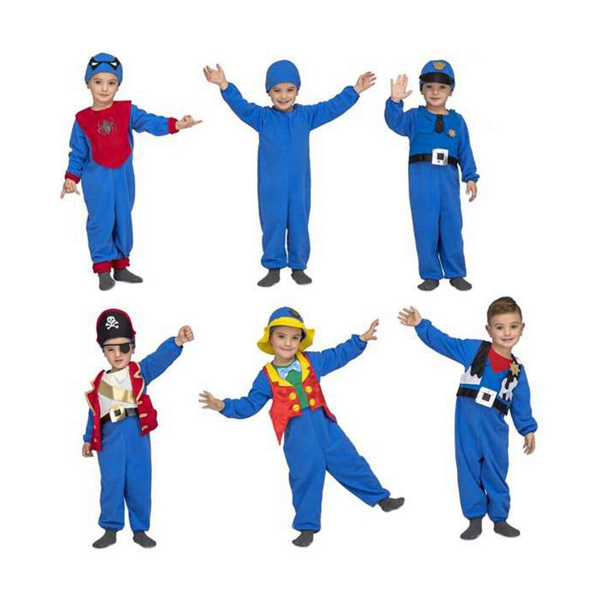 8435408251112 - Verkleidung für Kinder Quick N Fun Blau 8435408251112 - Verkleidung für Kinder Quick N Fun Blau